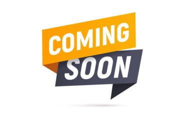 Coming soon isolated vector icon paper style. Promotion sign. Start a new business design element.